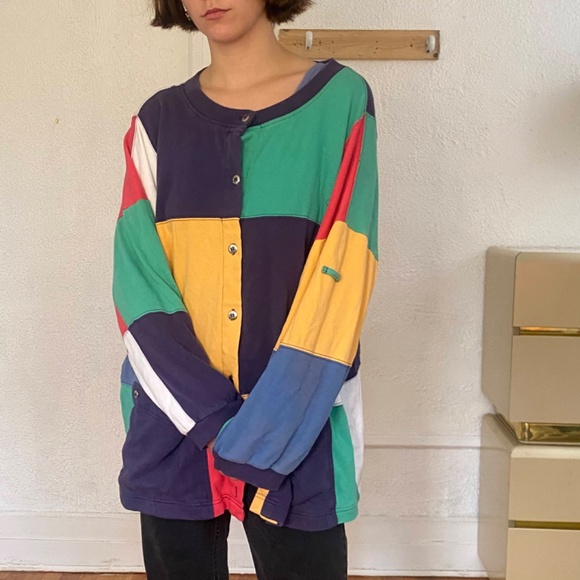 Vintage Colorblock Cardigan - Picture 3 of 3